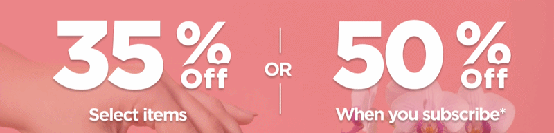 Mother’s Day Sale Get 35% OFF Select items or Get 50% OFF When you subscribe* Use code FORMOM