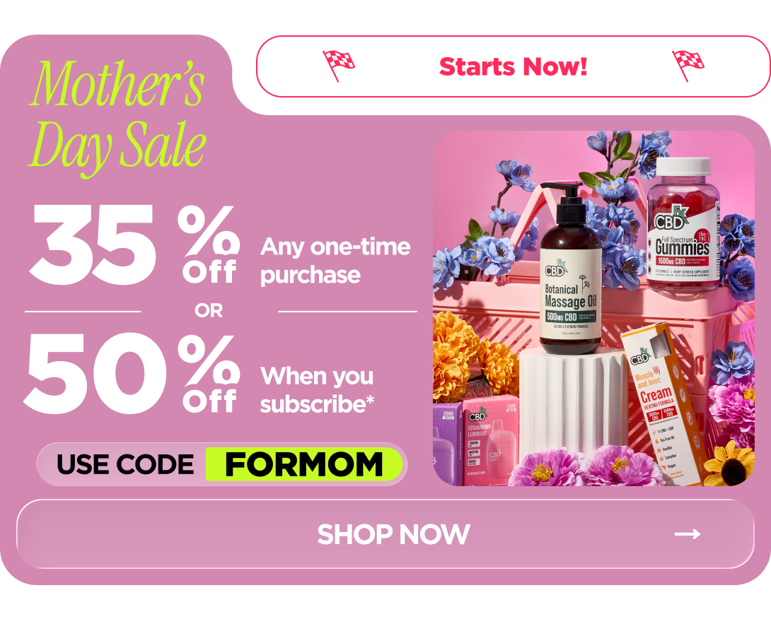 Mother’s Day Sale Get 35% OFF Select items or Get 50% OFF When you subscribe* Use code FORMOM