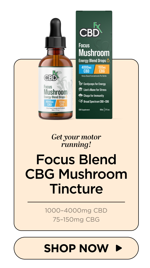 Focus Blend CBG Mushroom Tincture