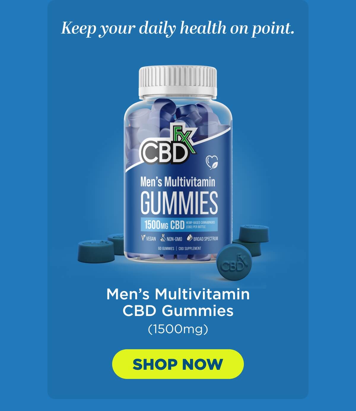 Men's Multivitamin CBD Gummies