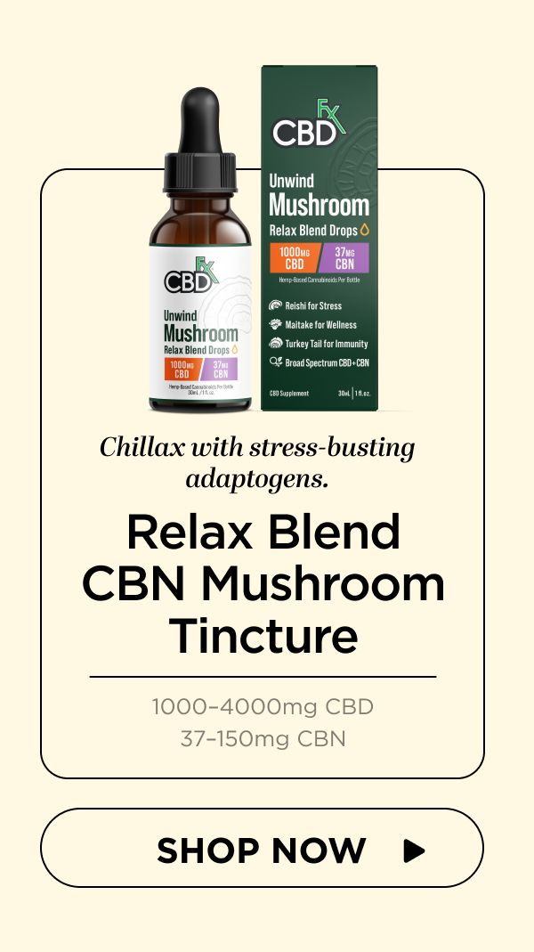 Unwind Mushroom Relax Blend Drops