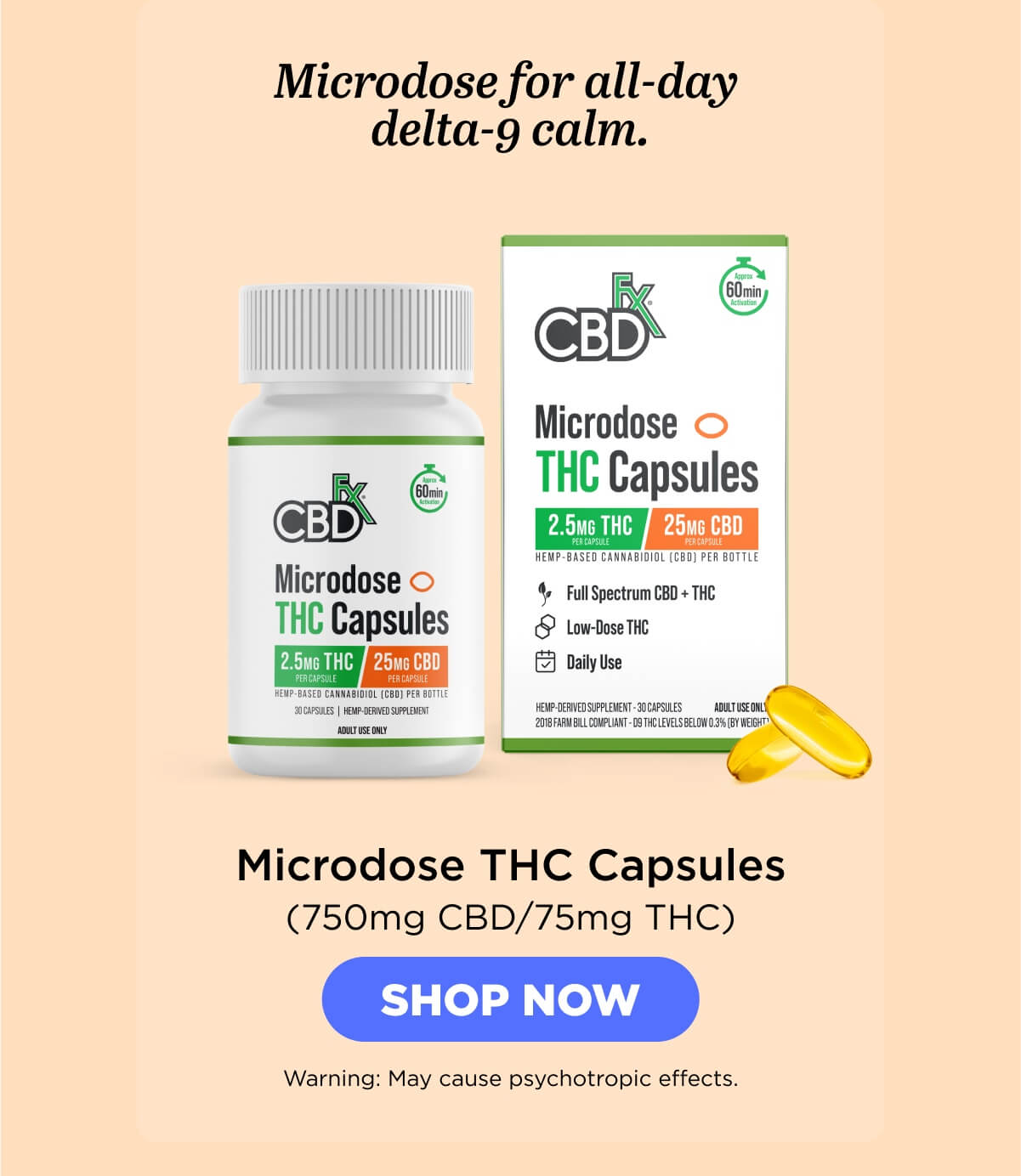 Microdose THC Capsules
