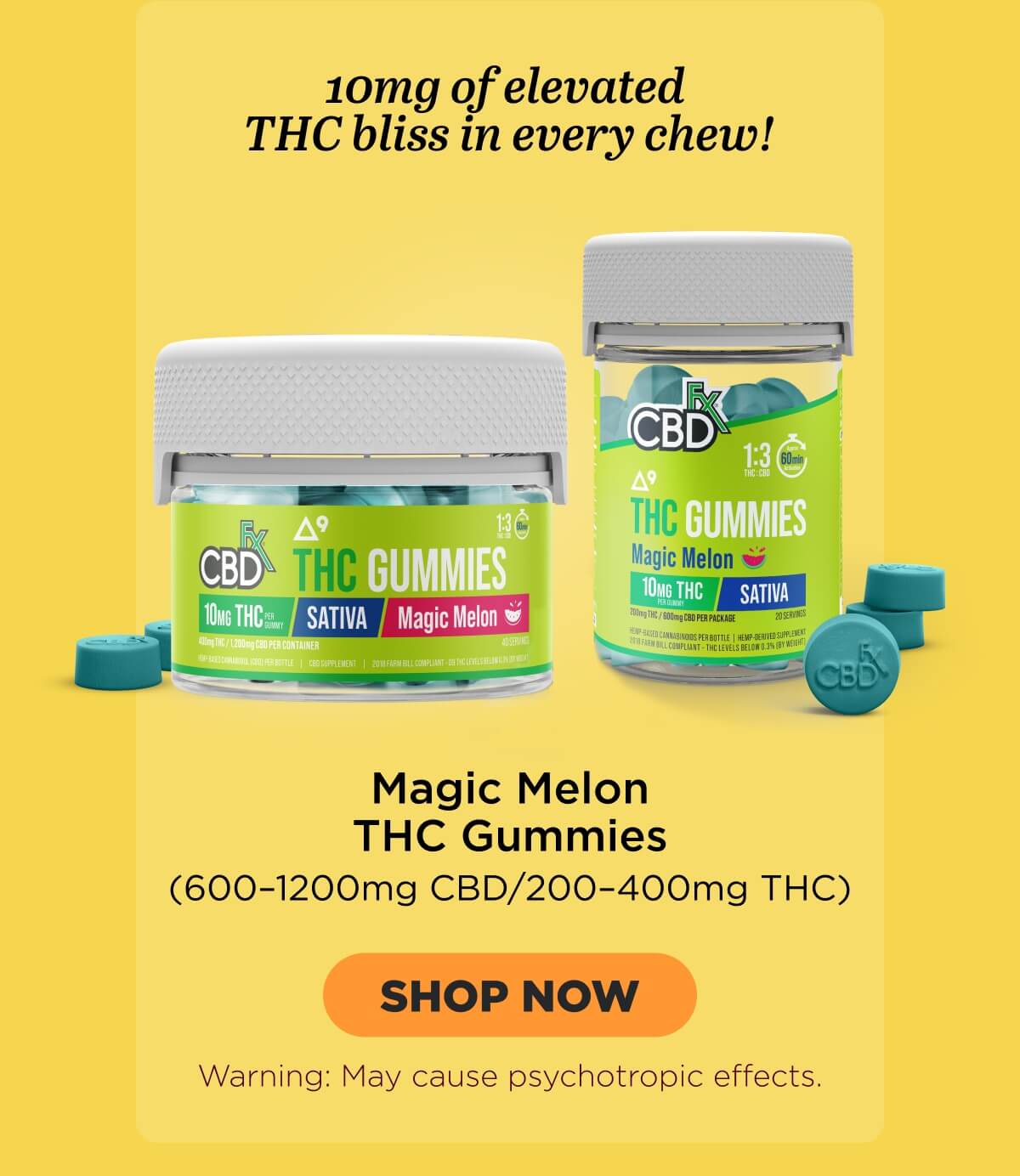 Magic Melon THC Gummies