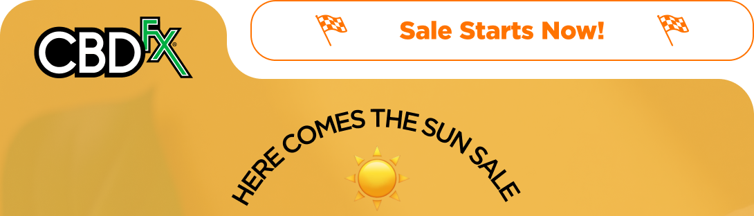 CBDfx -  Starts Now!  Here Comes the Sun Sale