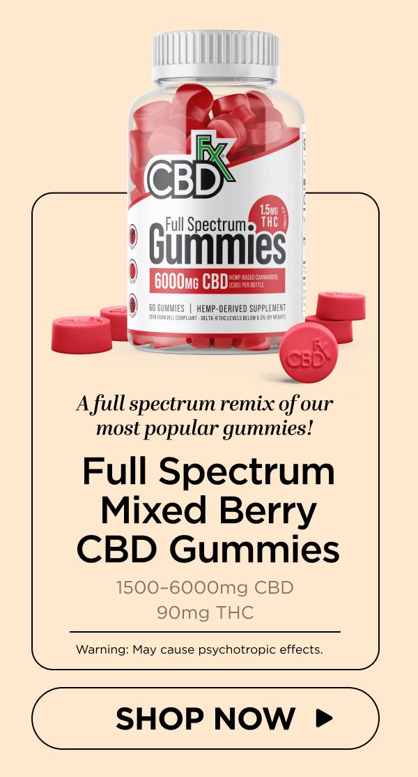 Full Spectrum Mixed Berry CBD Gummies