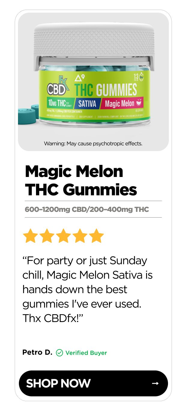 Magic Melon THC Gummies