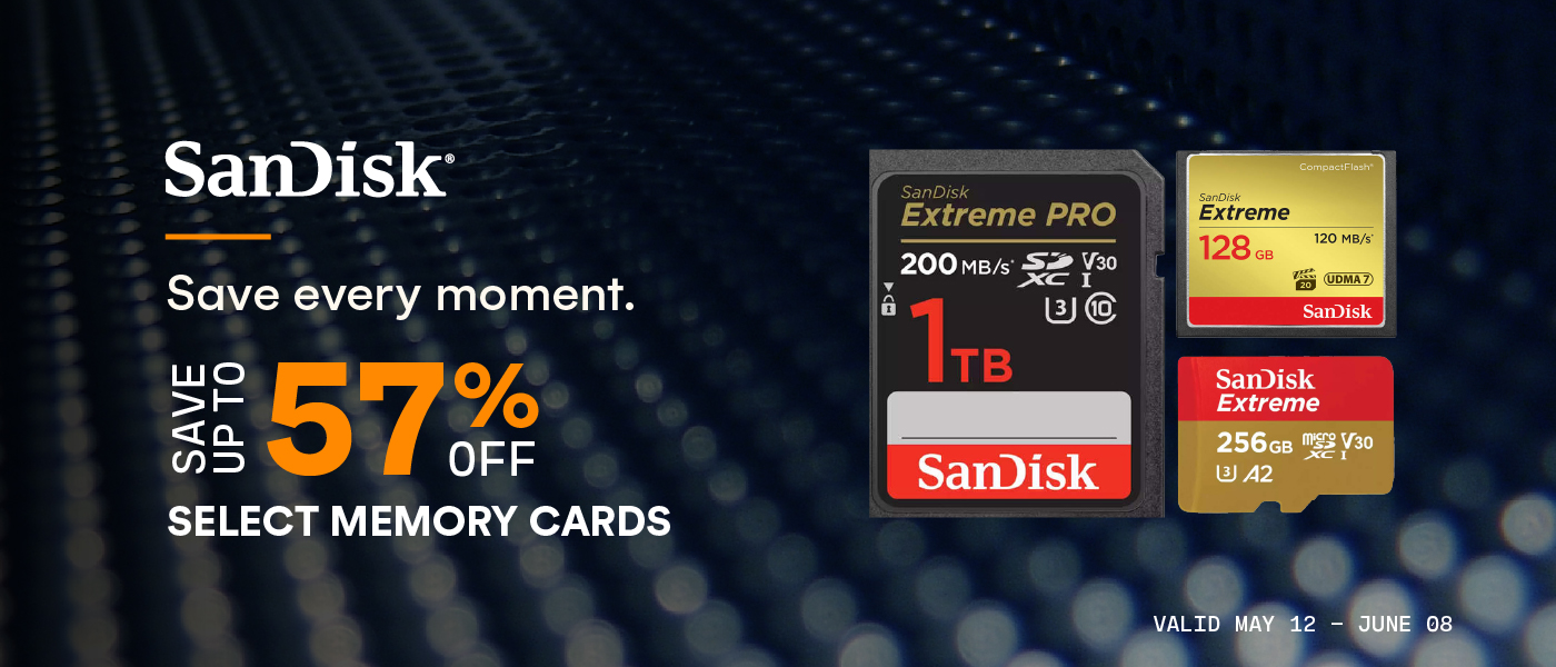 Save Every Moment with Sandisk