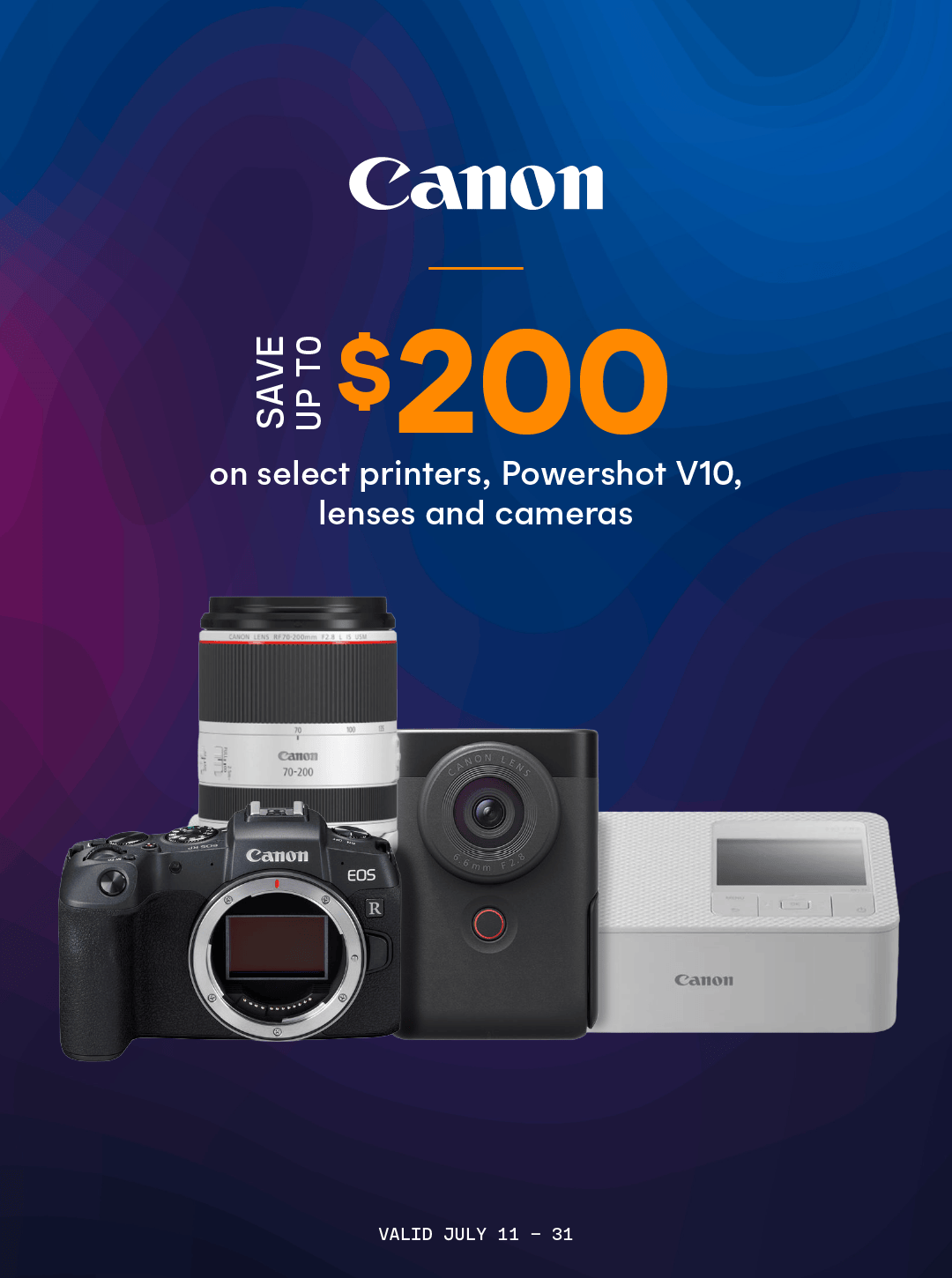 Canon Instant Savings