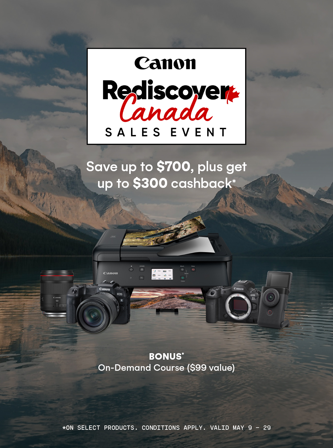 Canon Rediscover Canada Sales Event