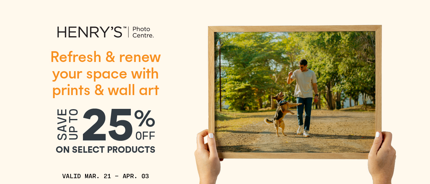 Henry's Photo Centre Spring Sale