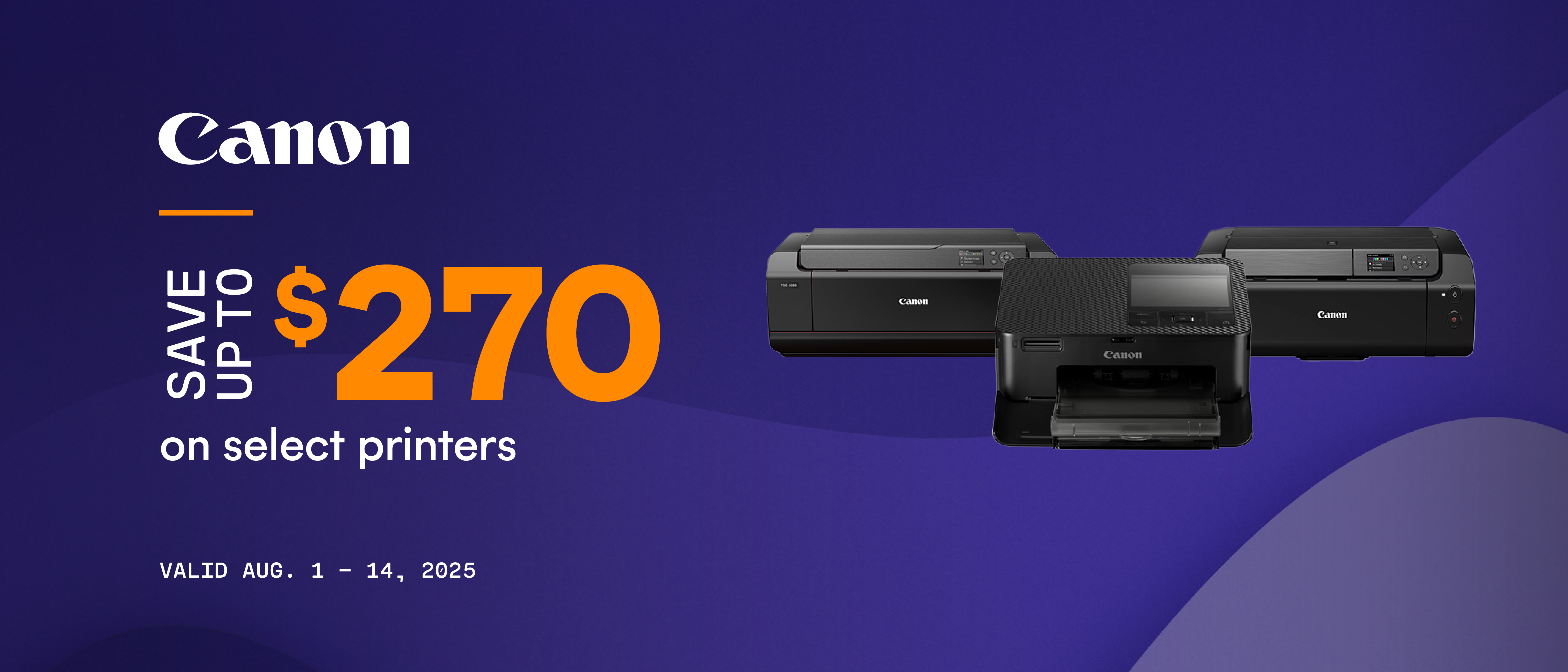Canon Printer Summer Savings