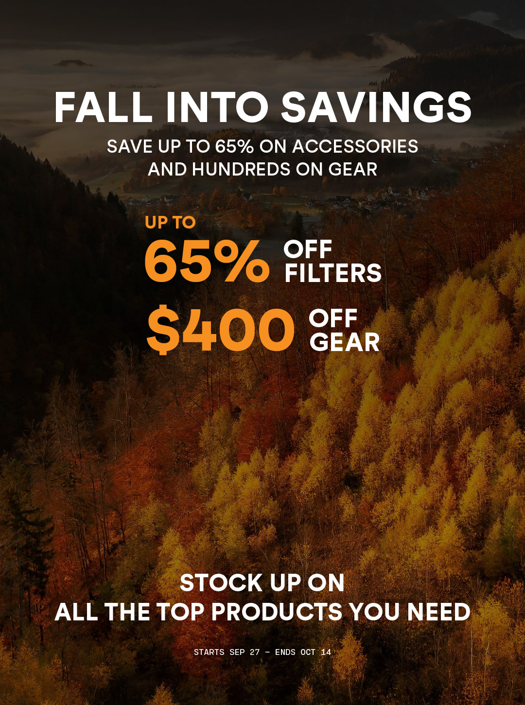 Henry's Fall Into Savings Sale