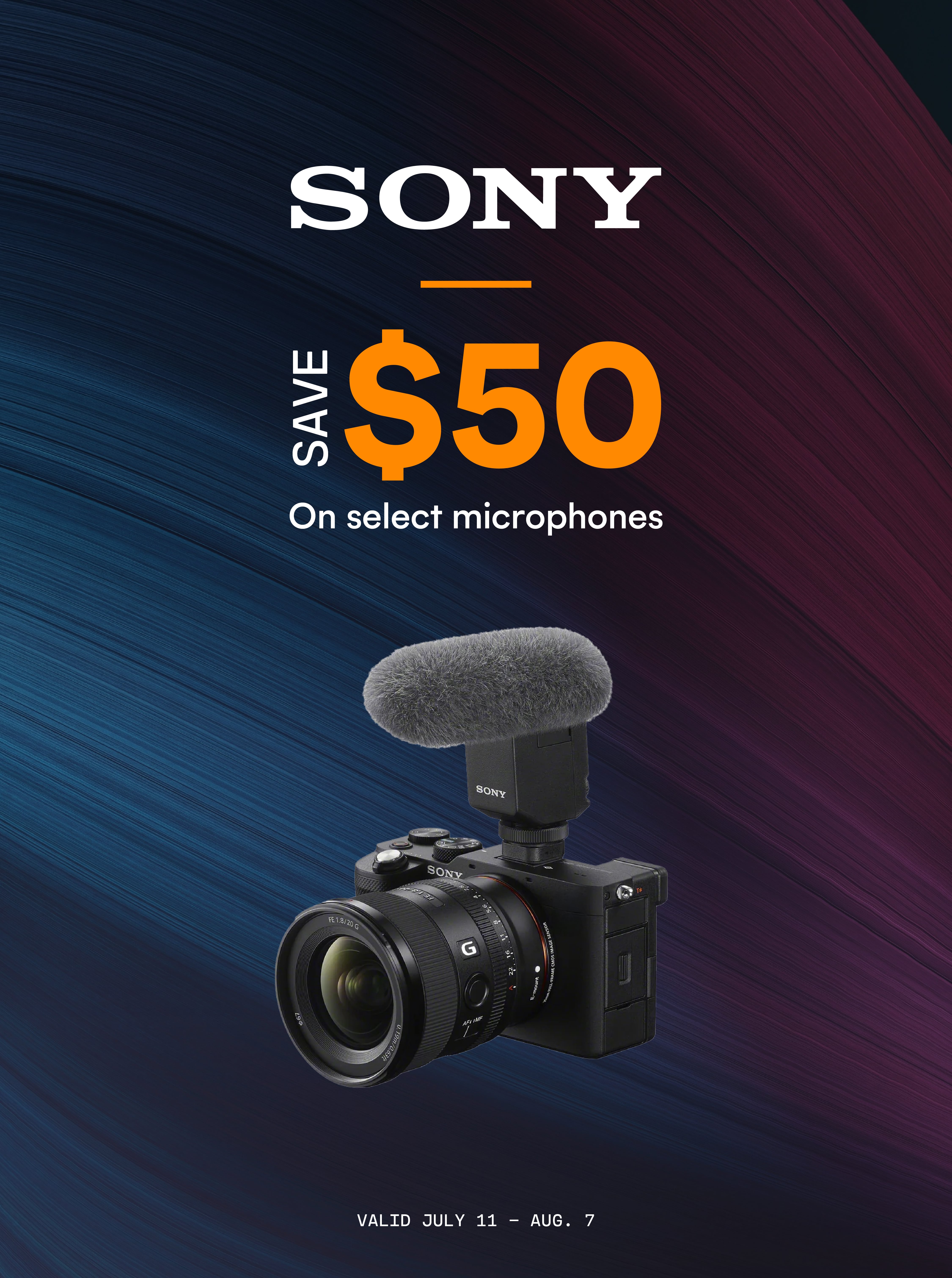 Sony Summer Microphone Savings 