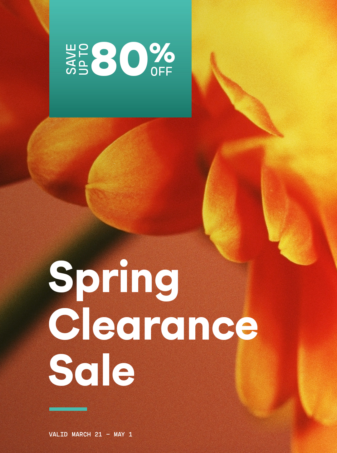 Spring Clearance Sale
