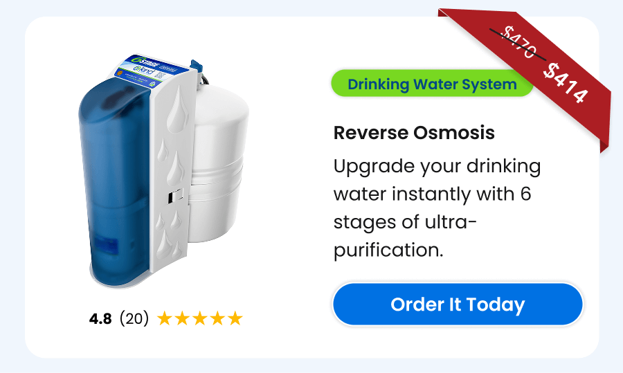 Reverse Osmosis. Drinking Water System. Order it Today