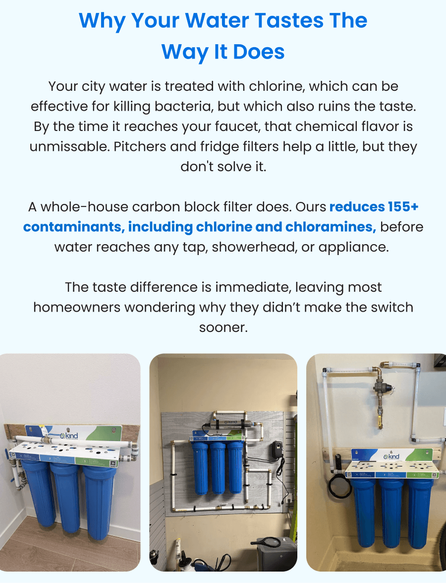 Why your water tastes the way it does