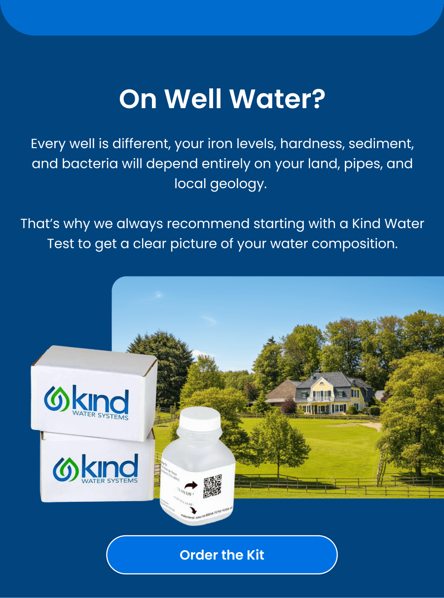 On Well Water? Order the Kit