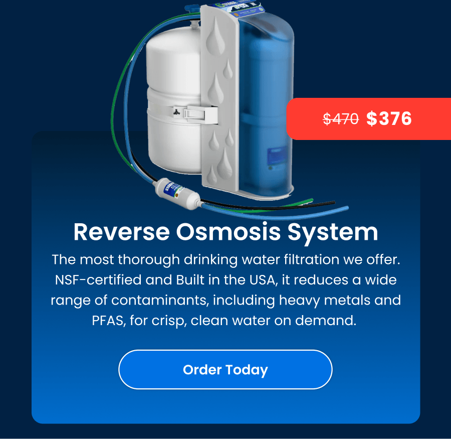 Reverse Osmosis System. Order Today