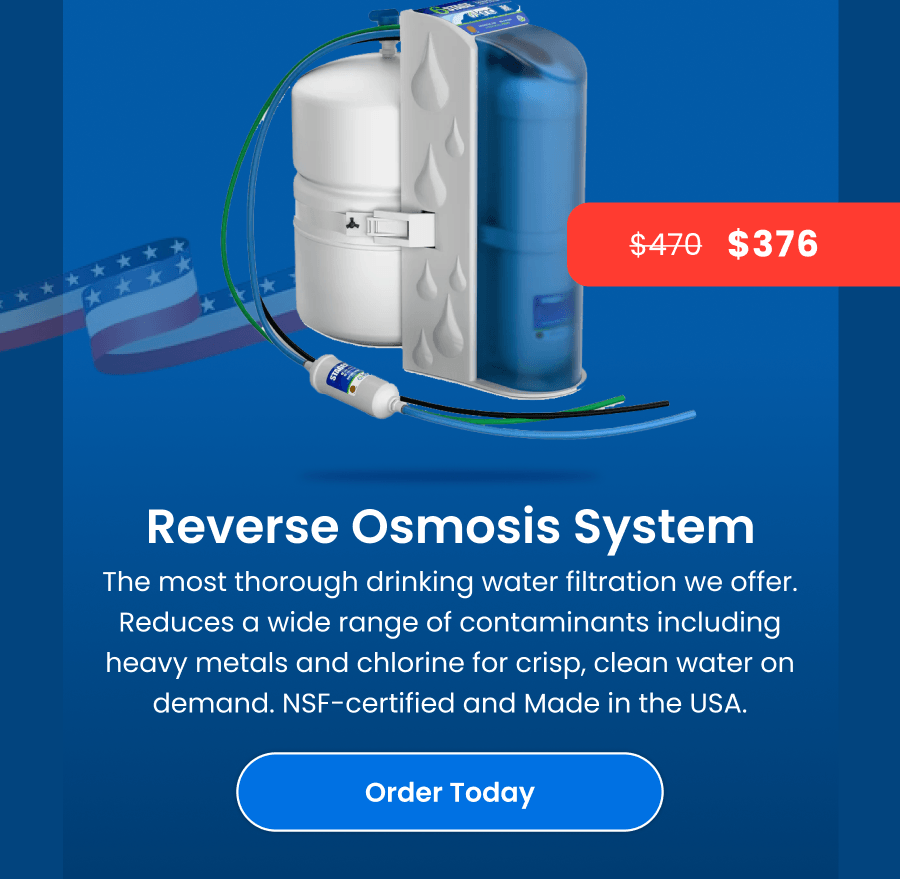Reverse Osmosis System. Order Today