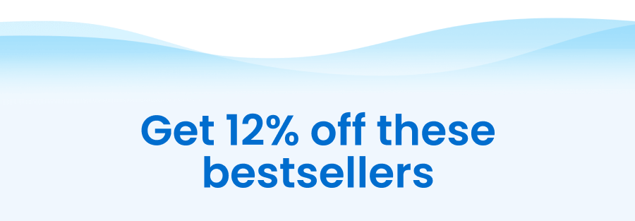 Get 12% off these bestsellers