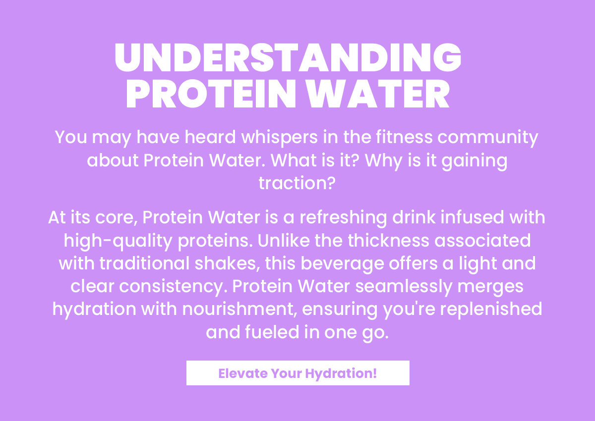 What is Protein Water? The Evolution of Hydration 🔥 Weekly Burn Fat