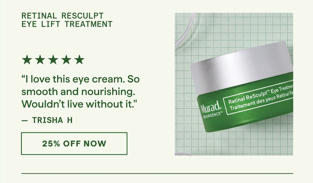 Retinal ReSculpt Eye Lift Treatment 25% off with code: FAMILY25
