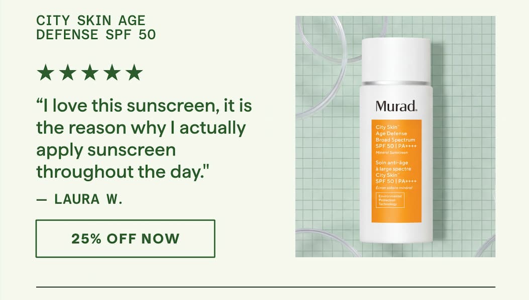 City Skin Age Defense Broad Spectrum SPF 50 | PA++++ 25% off with code: FAMILY25
