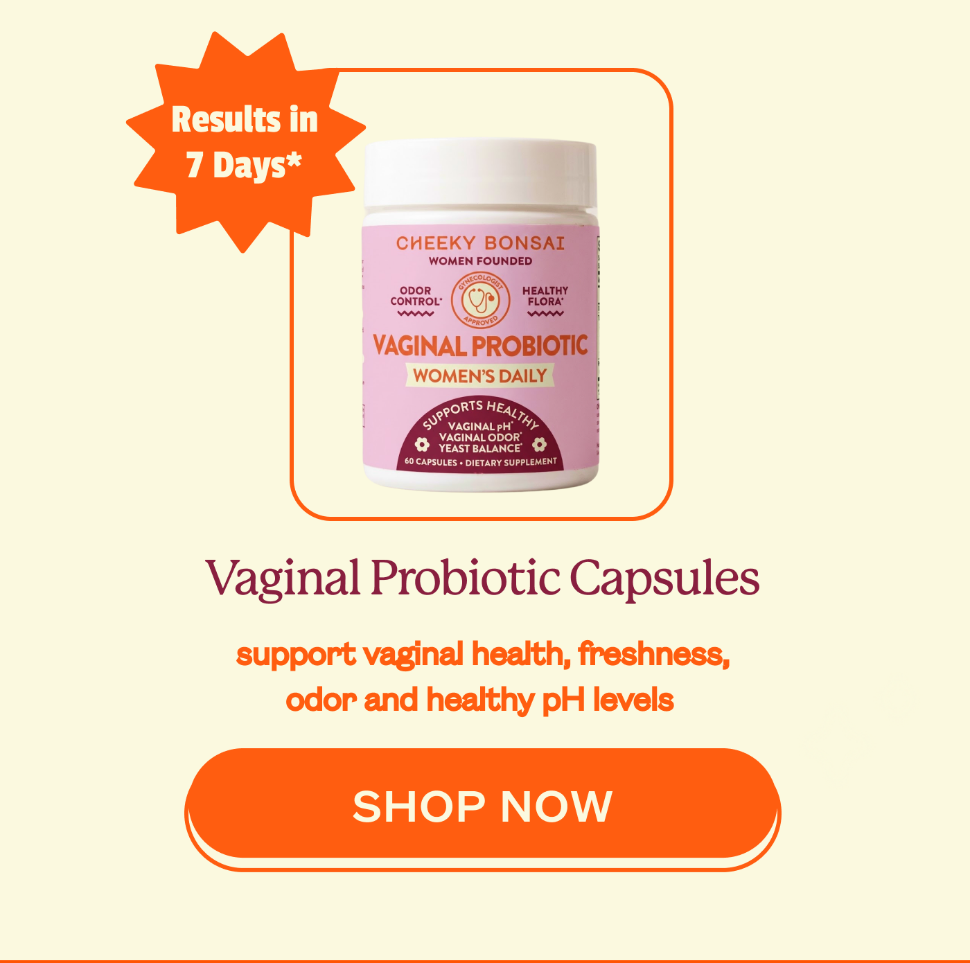 Vaginal Probiotic Capsules