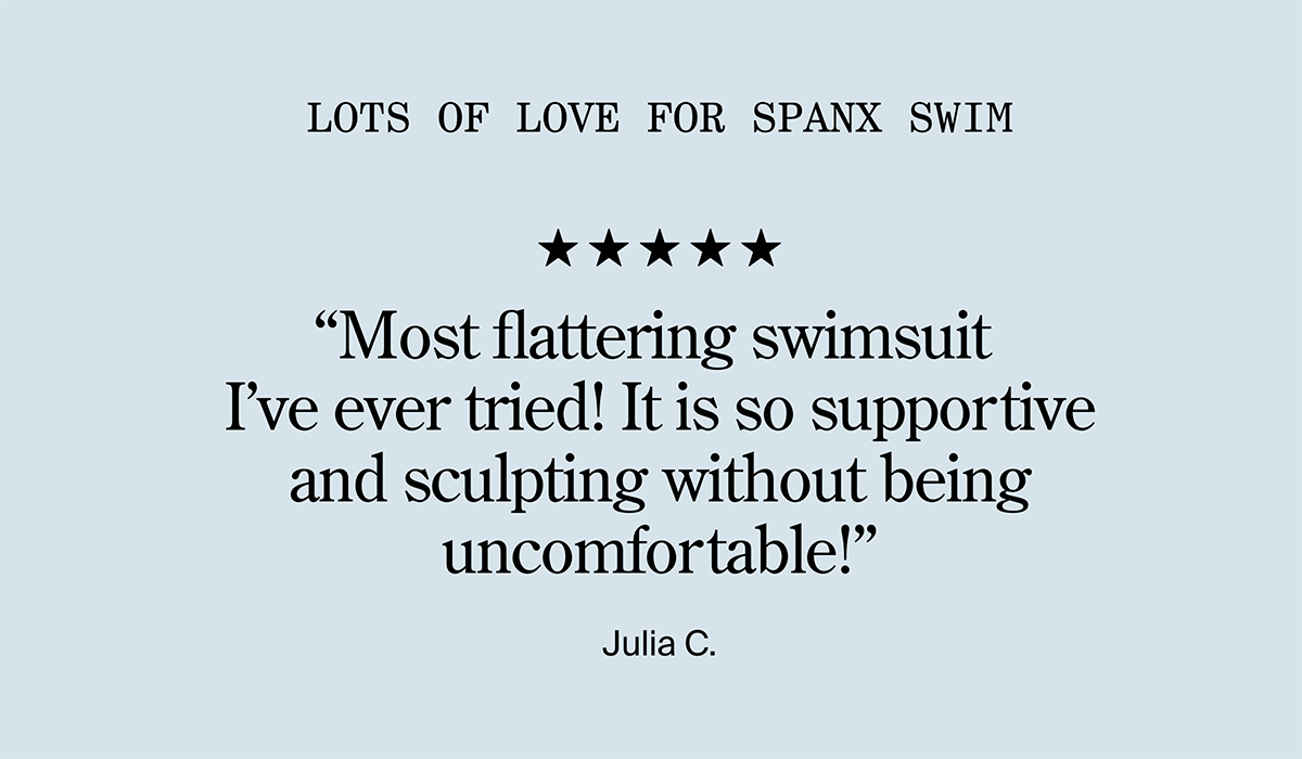 Lots of love for SPANX swim