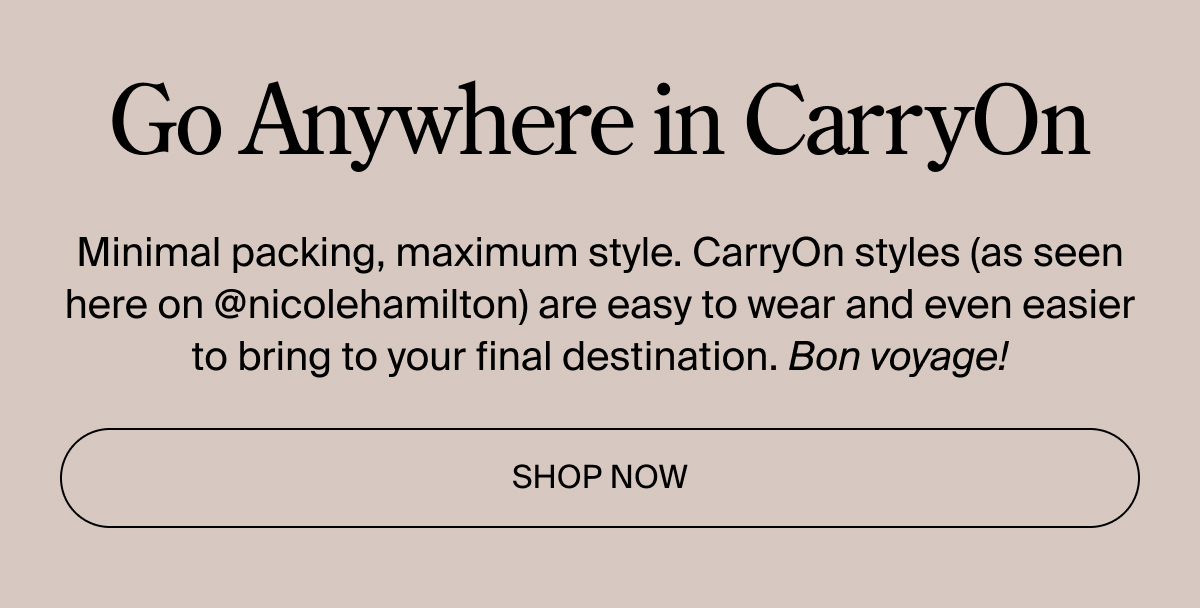 Minimal packing, maximum style