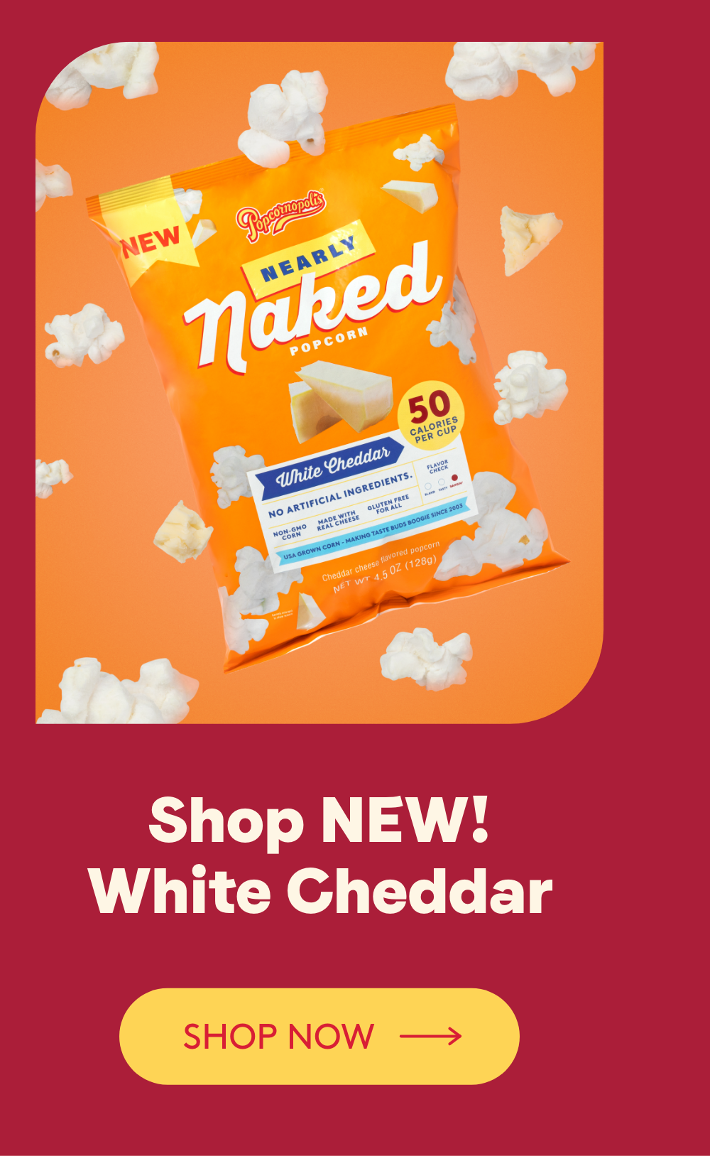 Try our NEW JalapeñoLime and White Cheddar Popcorn 🍿 Popcornopolis