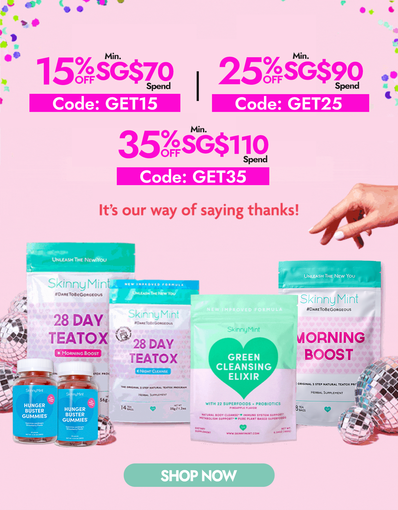 Let’s say goodbye to 2023 together! Skinny Mint