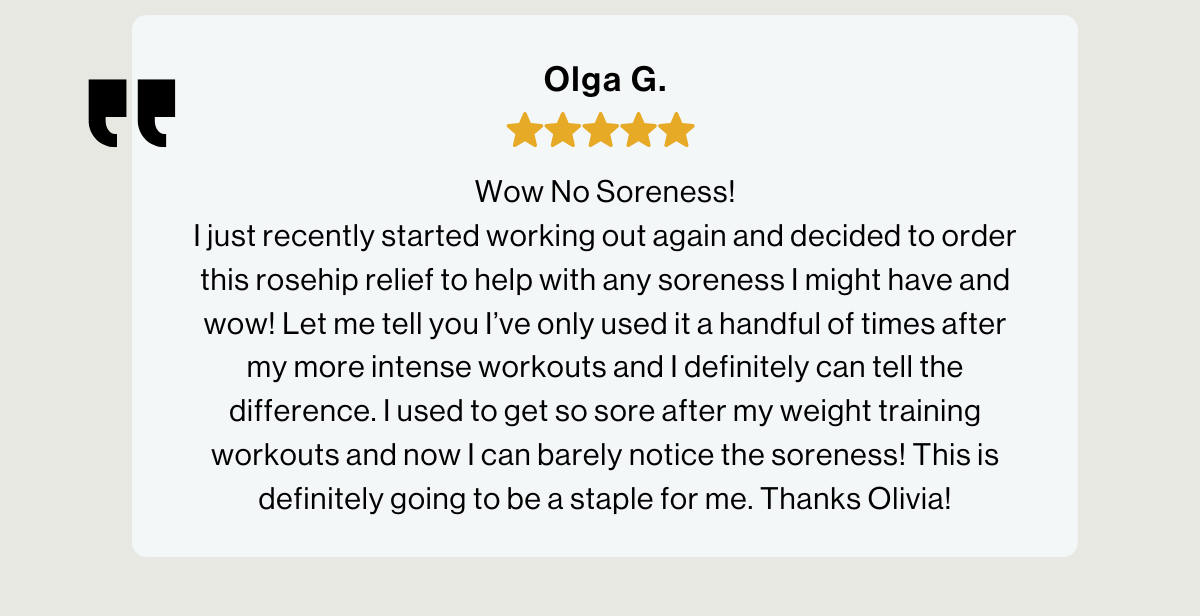 Organic Olivia Olivia’s workout supplement routine Milled