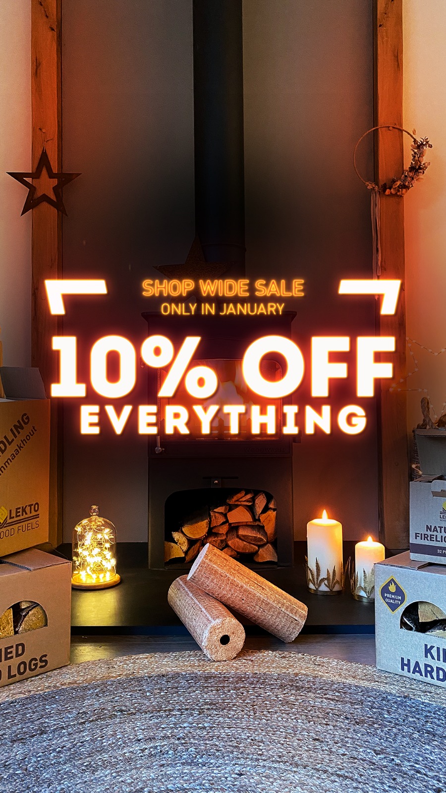 🛒 Use code ALL10 & Get 10 OFF! Lekto Woodfuels