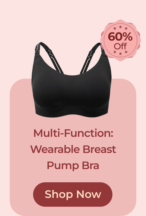 Multi-Function: Wearable Breast Pump Bra: 60% Off, Shop Now