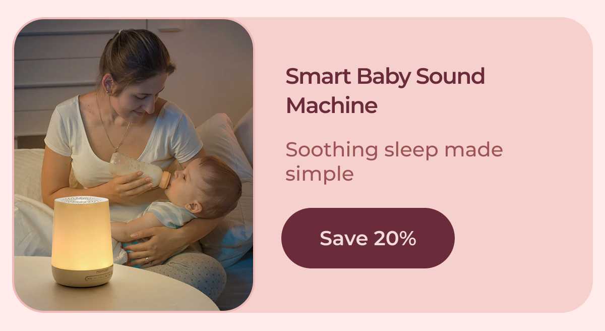 Smart Baby Sound Machine Soothing sleep made simple Save 20%