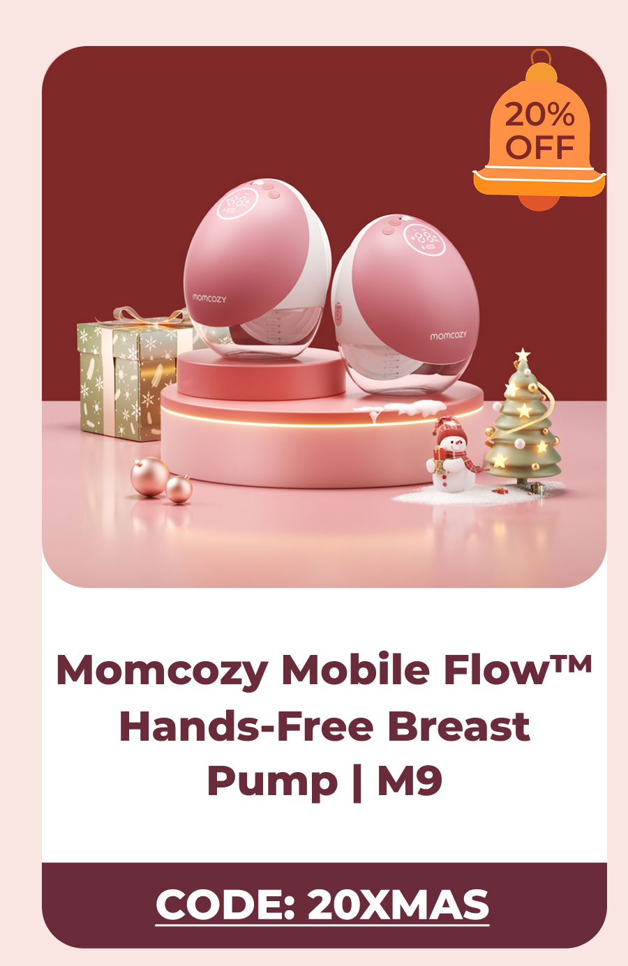 Momcozy Mobile Flow™ Hands-Free Breast Pump | M9