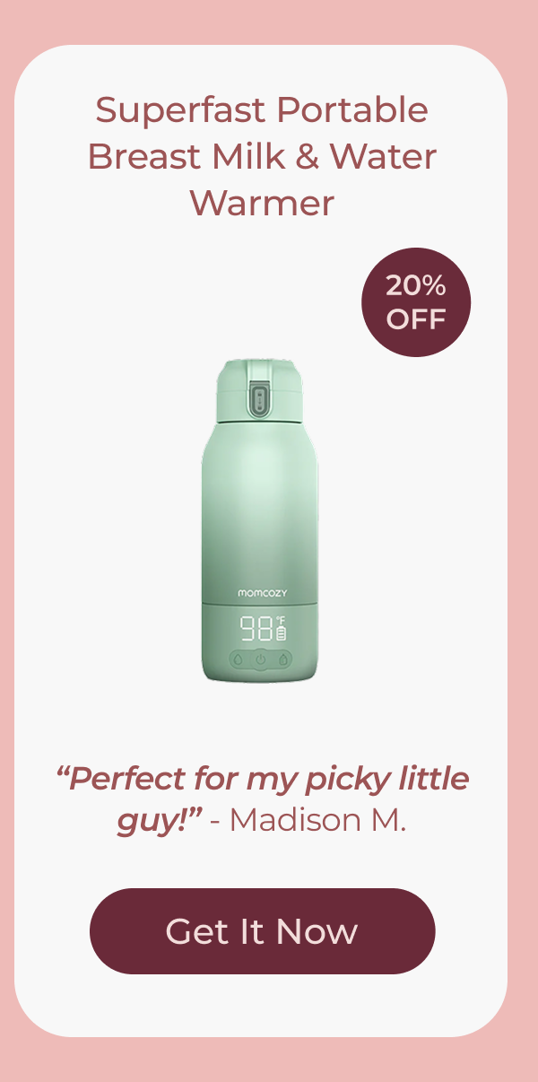 20% OFF Superfast Portable Breast Milk & Water Warmer “Perfect for my picky little guy!.” - Madison M. Get It Now