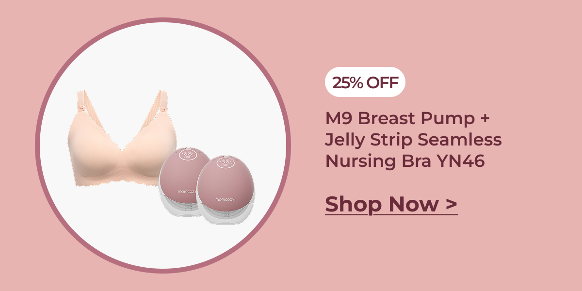 25% Off M9 Breast Pump + Jelly Strip Seamless Nursing Bra YN46, Shop Now