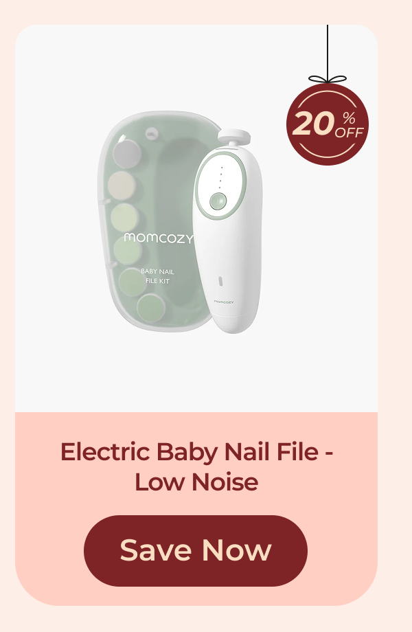 Save 20% on Electric Baby Nail File - Low Noise