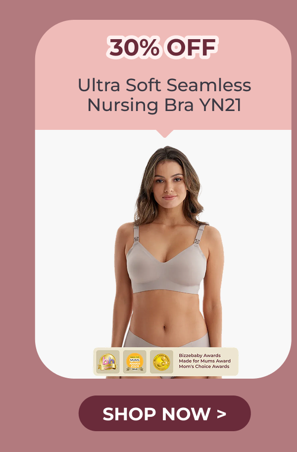 Ultra Soft Seamless Nursing Bra YN21 30% OFF Shop Now