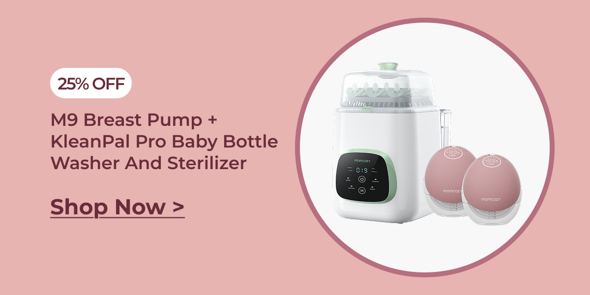 25% Off M9 Breast Pump + KleanPal Pro Baby Bottle Washer and Sterilizer, Shop Now