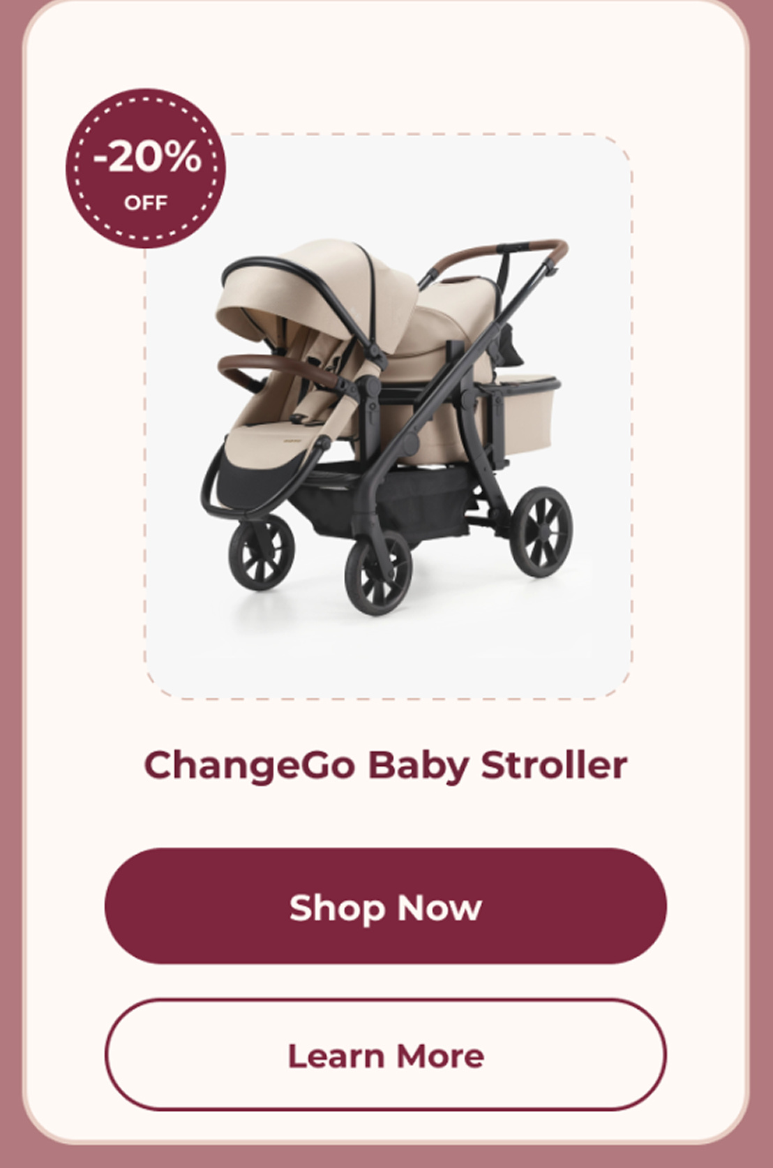ChangeGo Baby Stroller. Shop Now. Learn More