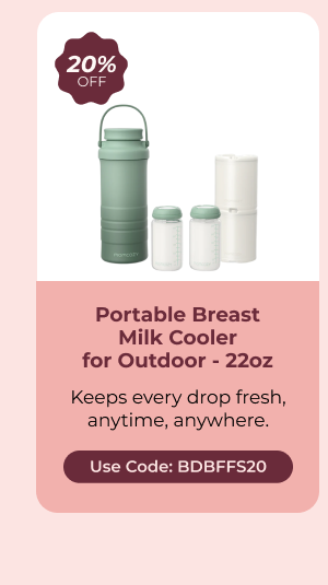 Portable Breast Milk Cooler for Outdoor - 22oz Keeps every drop fresh, anytime, anywhere. 20% Off Use code: BDBFFS20