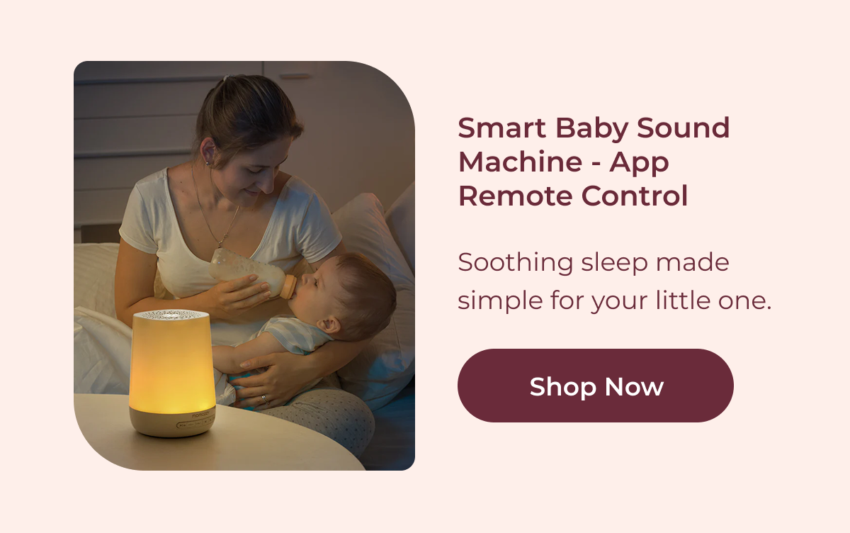 Smart Baby Sound Machine - App Remote Control Soothing sleep made simple for your little one. Shop Now