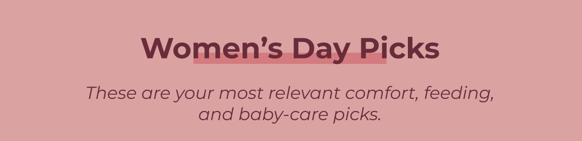 Women’s Day Picks