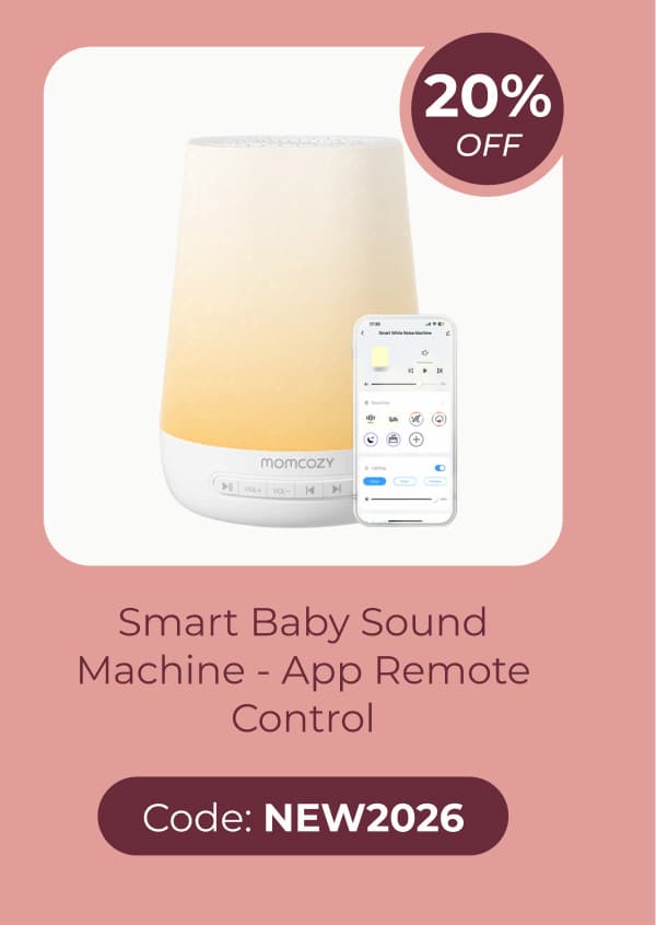 Smart Baby Sound Machine - App Remote Control 20% OFF  Code: NEW2026