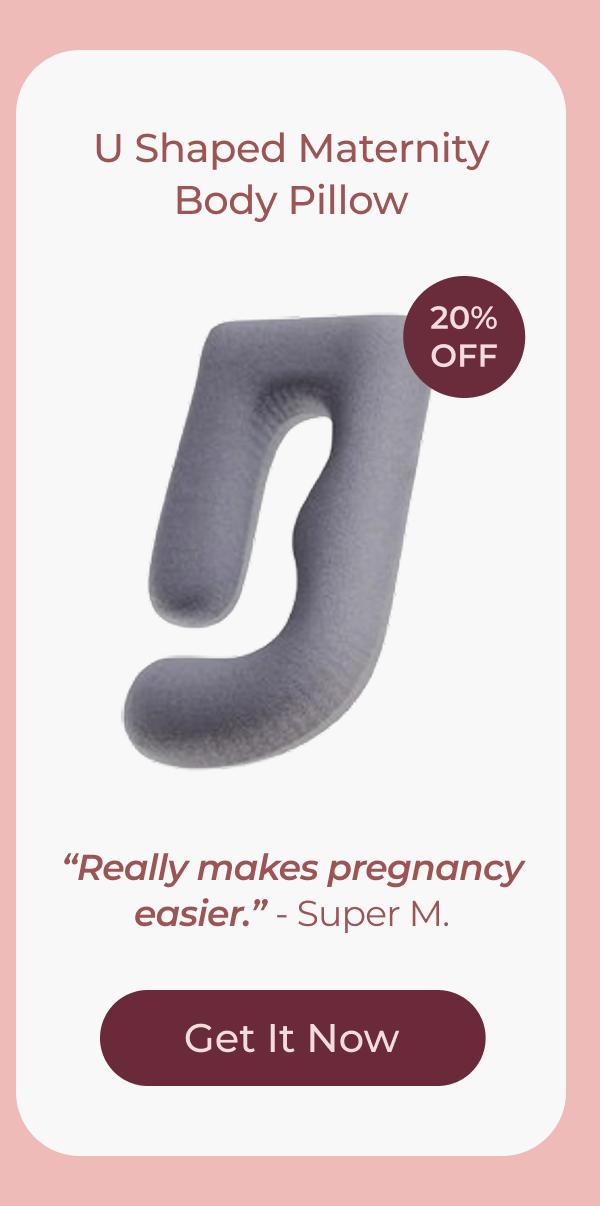 20% OFF U Shaped Maternity Body Pillow “Really makes pregnancy easier.” - Super M. Get It Now