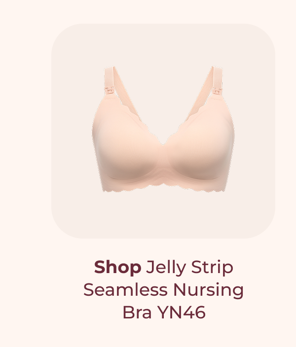 Shop Jelly Strip Seamless Nursing Bra YN46