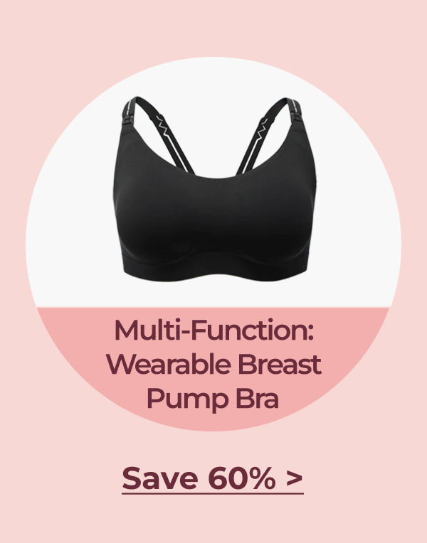 Multi-Function: Wearable Breast Pump Bra: 60% Off, Shop Now